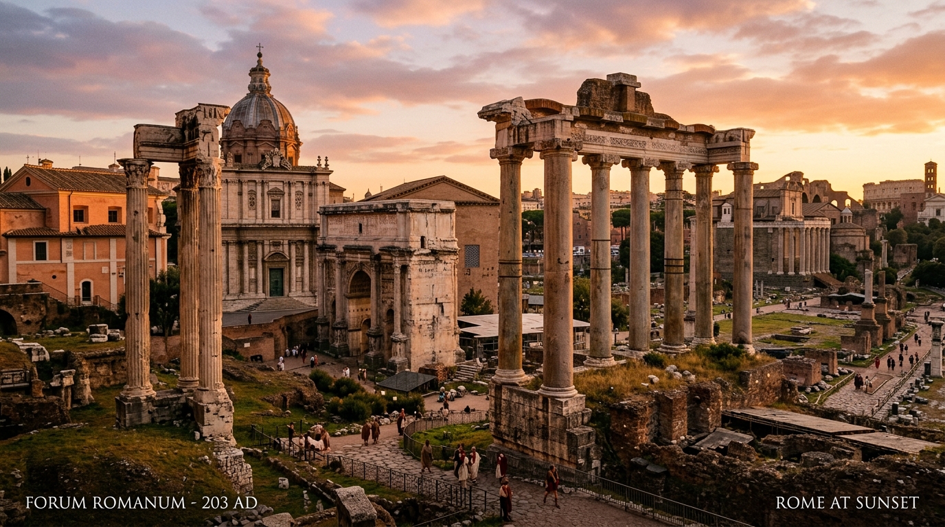 Roman Forum Documentary Scene Preview